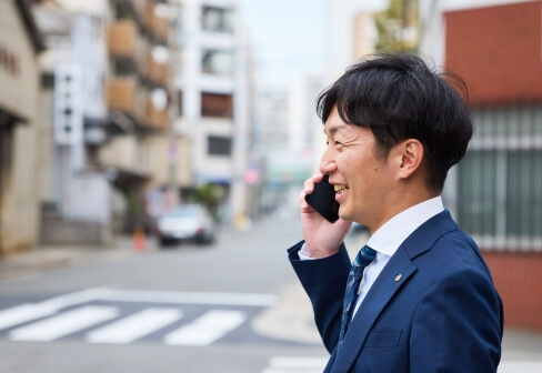 お客様先へ訪問