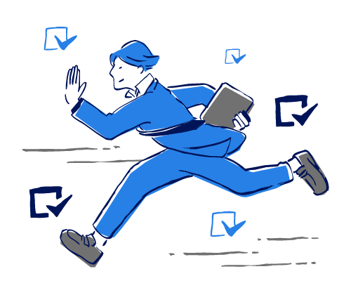確立された業務体制とスピード感